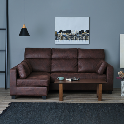 SOFA GÓC SILVIA 198 PVC – BR
